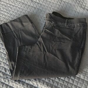 Lane Bryant Black and White Capris